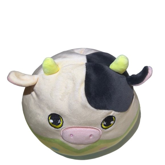 Squishmallows Kellytoy 8” Connor the Cow Plush Easter Pastel Egg Stuffed‎ Toy - Picture 2 of 9